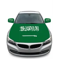 علم المملكة العربية السعودية  لليوم الوطني لـ كبوت السيارات