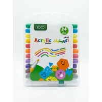 أقلام أكريليك عالية الجودة من ماركة ROCO (24 لون)