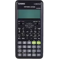 آلة حاسبة علمية نوع كاسيو طراز FX82ES بلس بشاشة سوداء مع 252 وظيفة