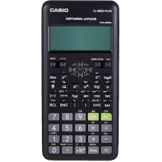 آلة حاسبة علمية نوع كاسيو طراز FX82ES بلس بشاشة سوداء مع 252 وظيفة